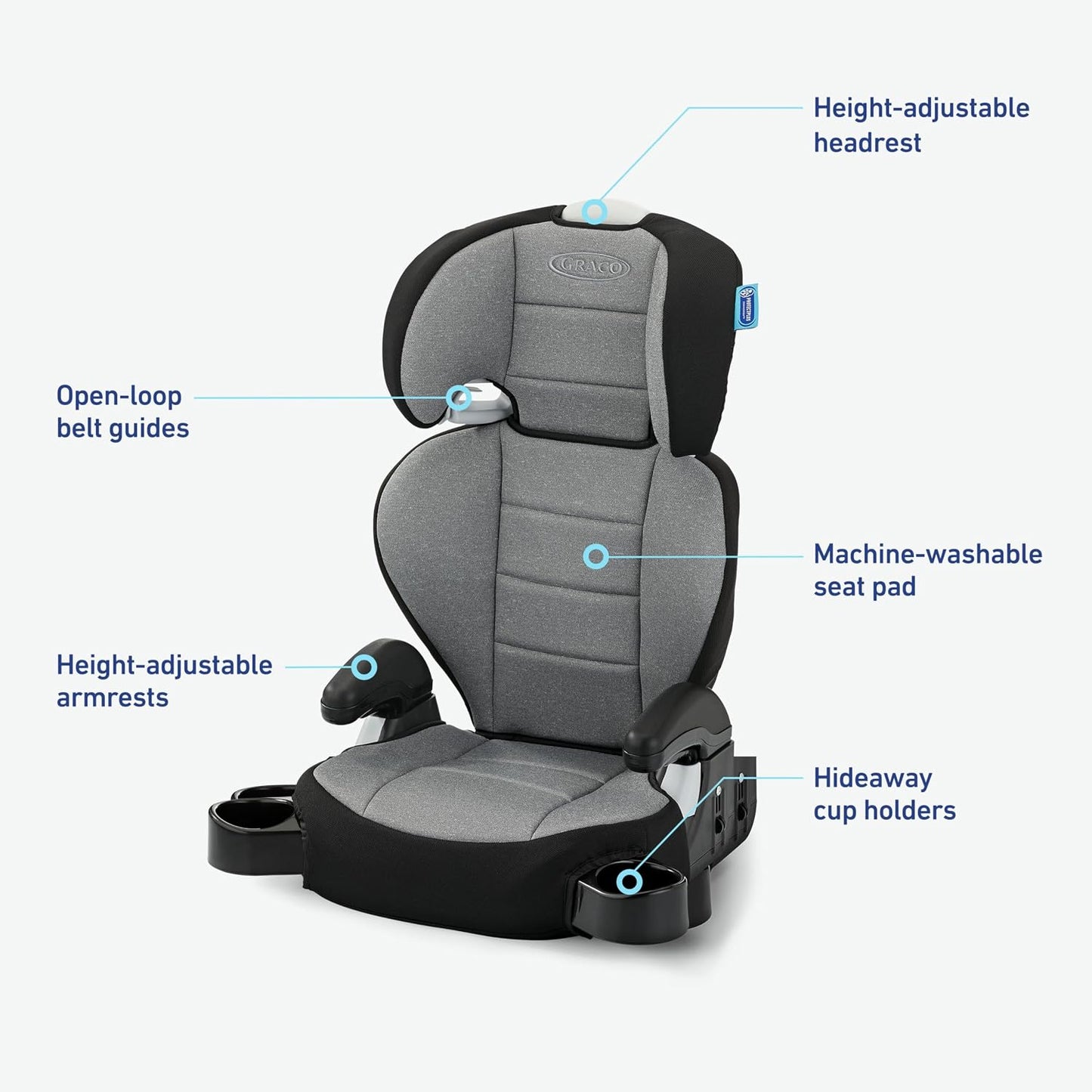 Graco TurboBooster 2.0 Highback Booster Car Seat, Declan