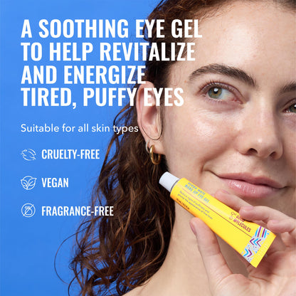Good Molecules Yerba Mate Wake Up Eye Gel Pack 2 – 15 ml Each | Hydrating Under Eye Gel with Hyaluronic Acid & Caffeine for Dark Circles and Puffiness