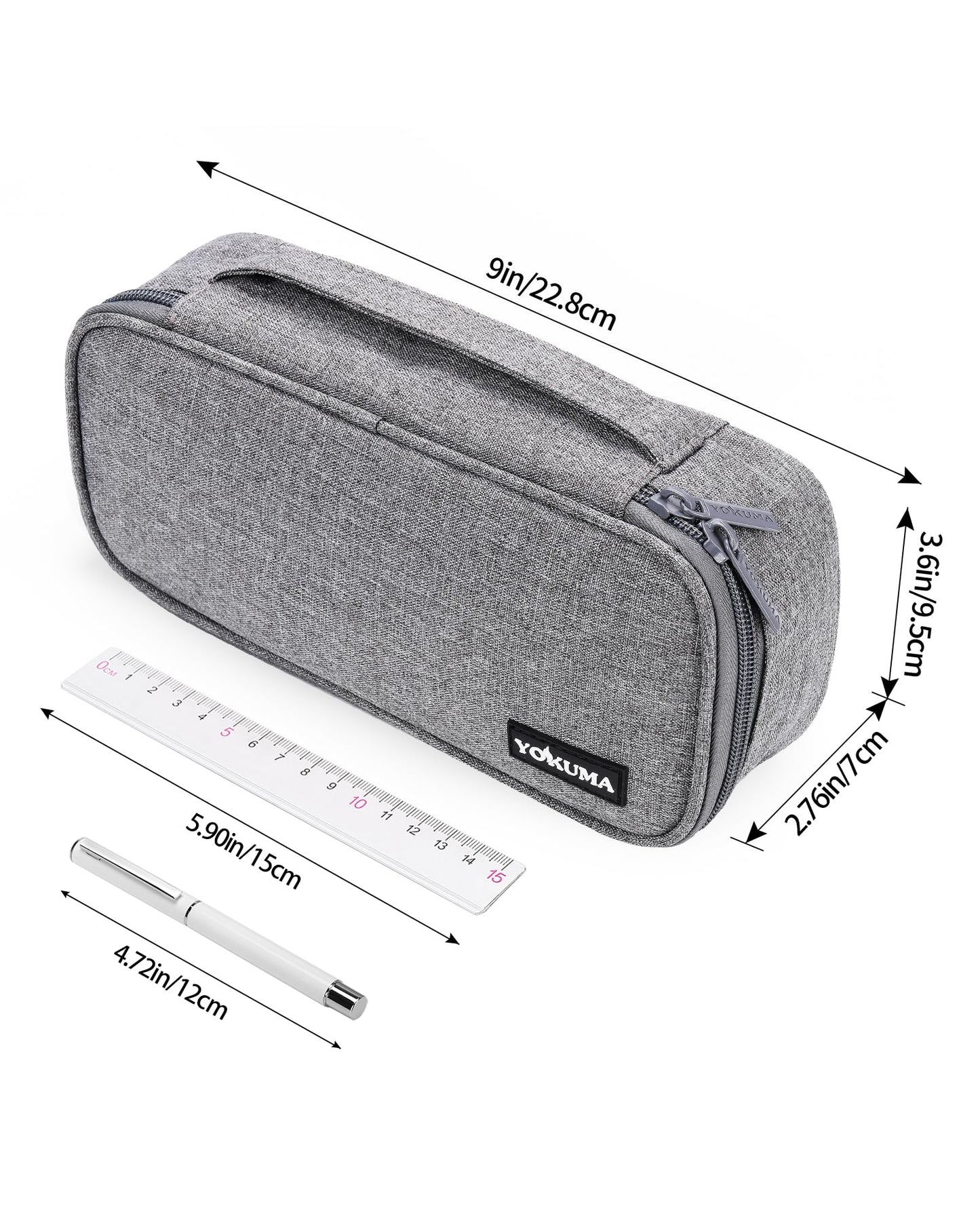 YOKUMA Pencil Case Big Capacity Pencil Pouch Bag Box for Girls Boys Gift