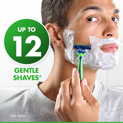 Gillette Sensor3 Sensitive Men's Disposable Razor, 1 Razor - Case of 36