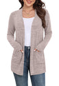 Yincro Women Lightweight Cardigan Long Sleeve Open Front with Pockets S-3XL