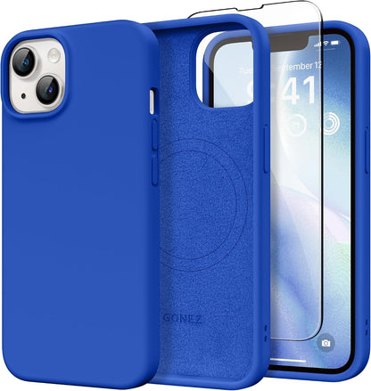 GONEZ Magnetic for iPhone 17 Pro Max Case, Silicone Cover Stone