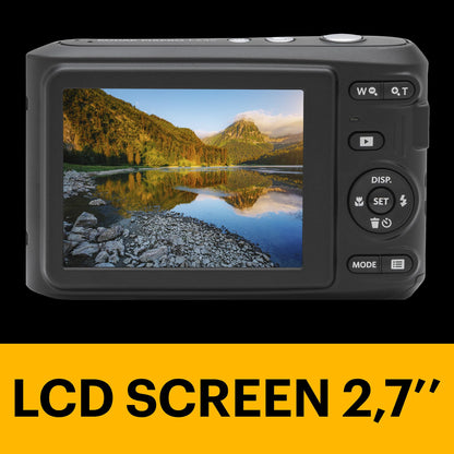 KODAK PIXPRO FZ55 16MP Compact Digital Camera, 5X Optical Zoom, Black