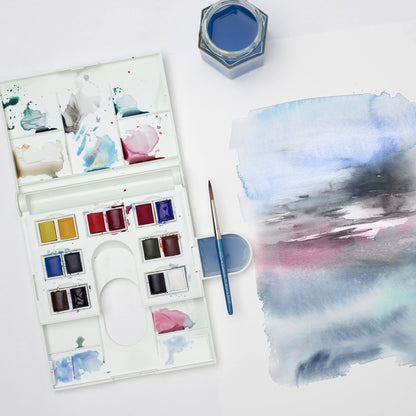 Winsor & Newton Cotman Watercolor Paint Set, Sketchers' Pocket Set
