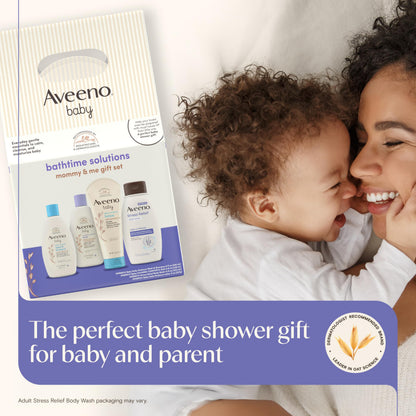 Aveeno Baby Welcome Little One Gift Set, Baby Essentials Set, 5 Items