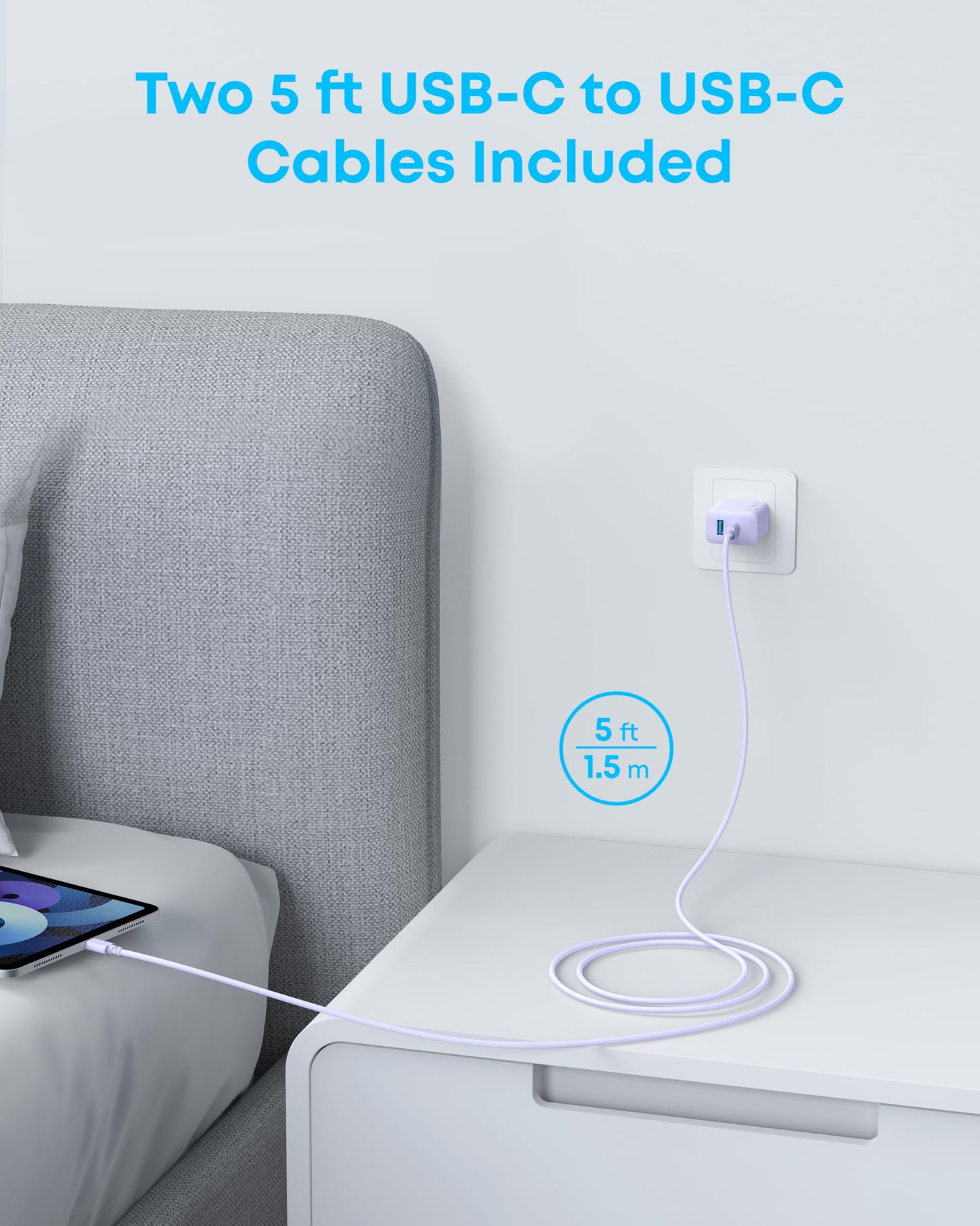 Anker Phone Charger, 20W USB C Charger Block, Type C Charger Fast Charging
