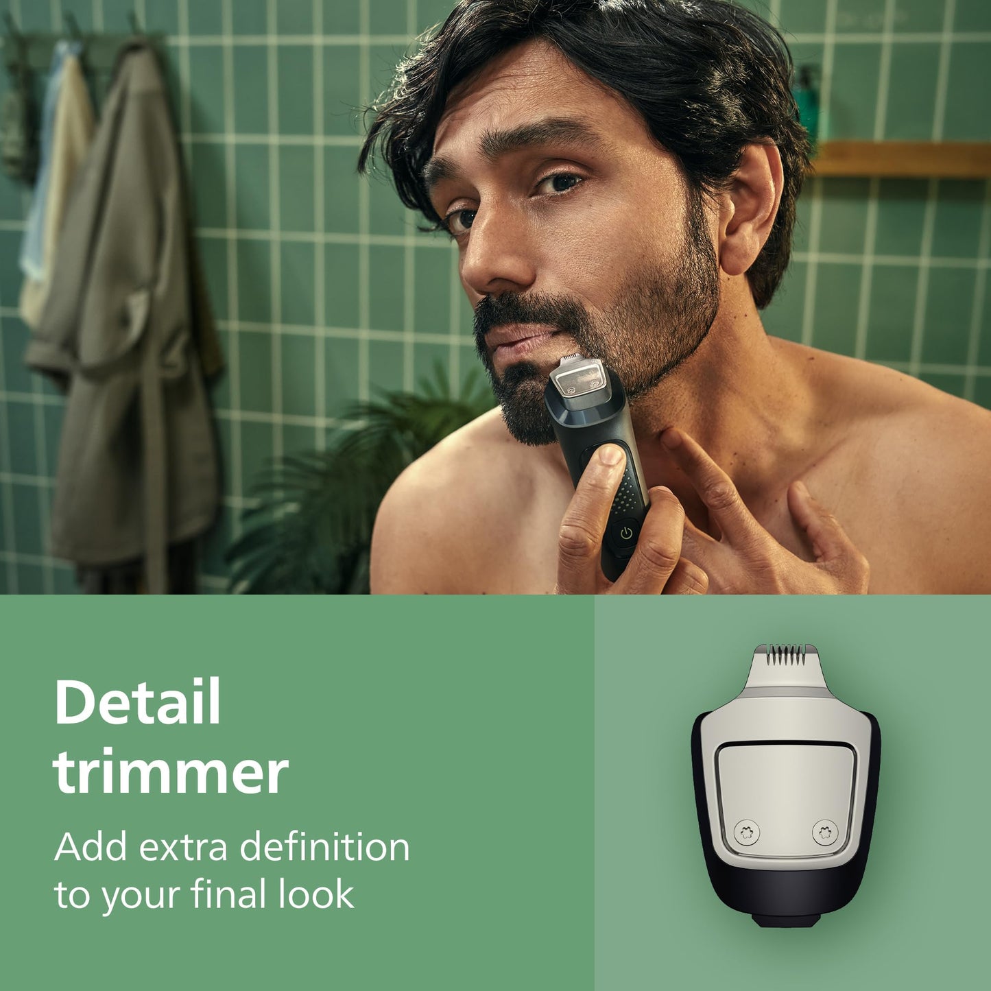 Philips Norelco All-in-One 3000 Series 13 in 1 Trimmer, Beard Styler & Men's Hair Clipper, 9 Length Settings & Self-Sharpening Skin-Friendly Blades, MG3919/50