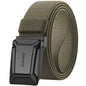 JUKMO Men's Stretch Tactical Belt, 1.5" Elastic Nylon Web with Flip Buckle