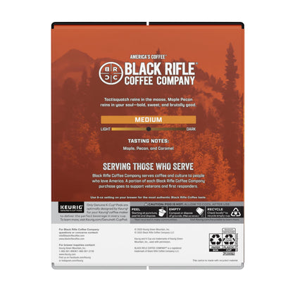Black Rifle Coffee Medium Roast K Cup Coffee Just Black 32 Count