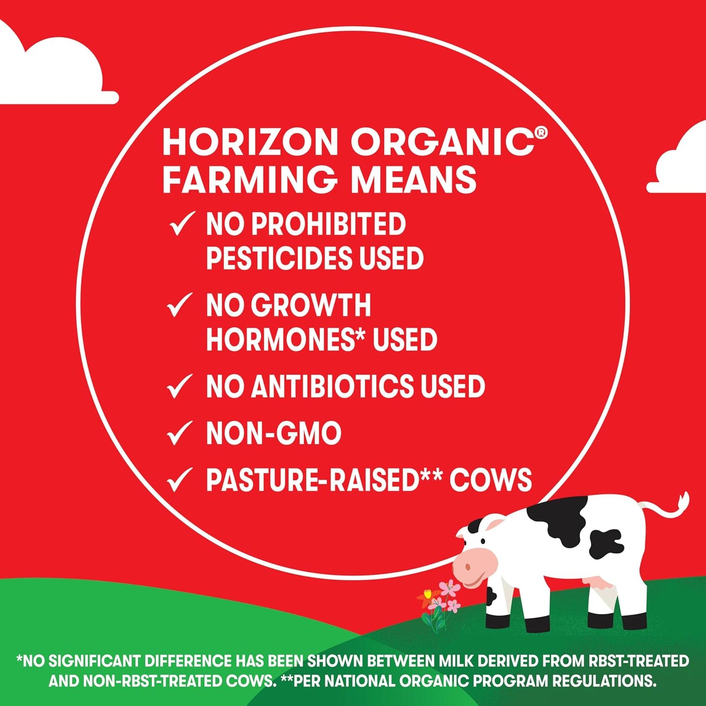 Horizon Organic Shelf Stable Whole Milk Boxes, Pack of 18-8g Protein per Serving
