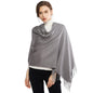 RIIQIICHY Women's Fringe Shawl Wrap Pashmina Scarf for Wedding Evening