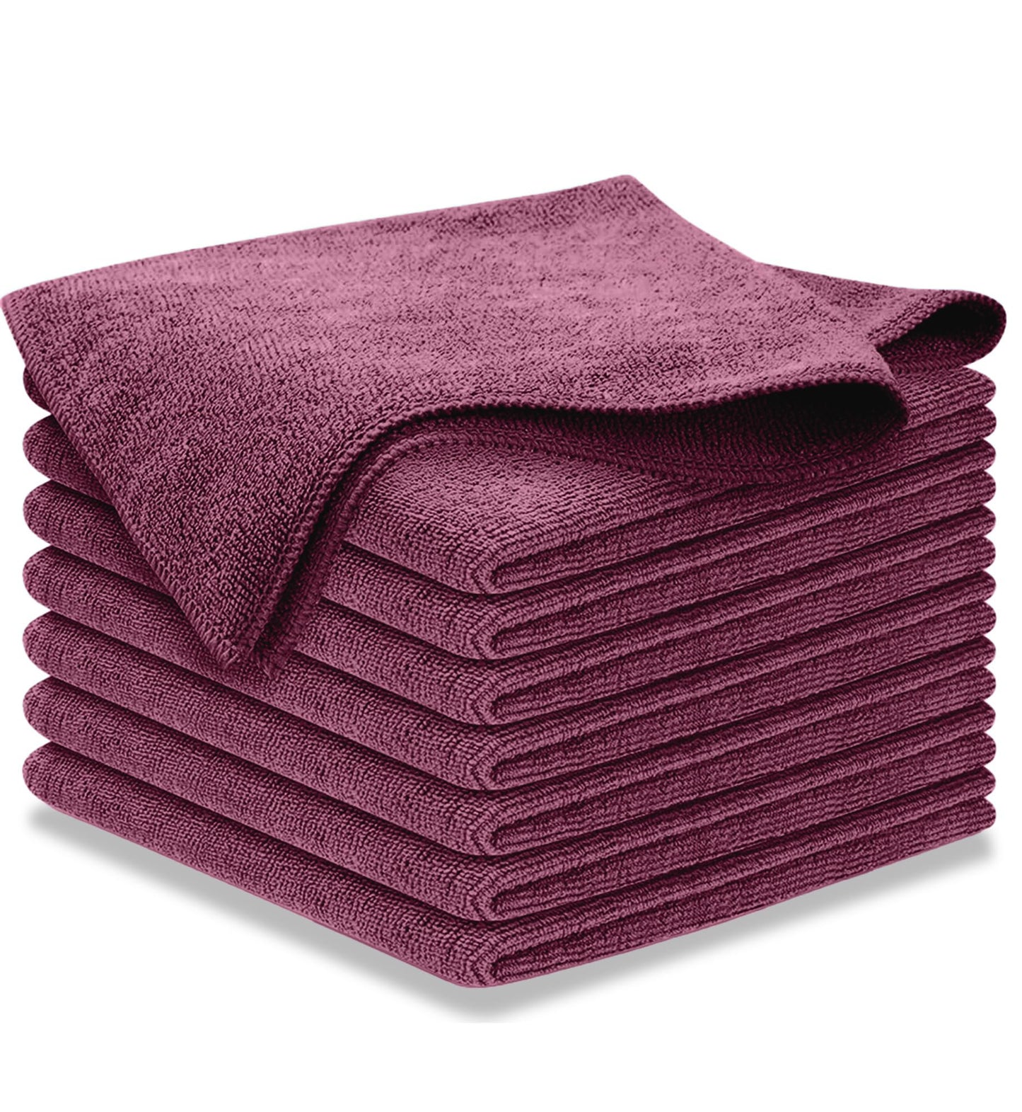 USANOOKS Microfiber Cleaning Cloth Grey - 12 Pcs (12.5"x12.5") - High Performance - 1200 Washes, Ultra Absorbent Microfiber Towel Weave Grime & Liquid for Streak-Free Mirror Shine - Car Washing Cloth