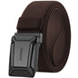 JUKMO Men's Stretch Tactical Belt, 1.5" Elastic Nylon Web with Flip Buckle