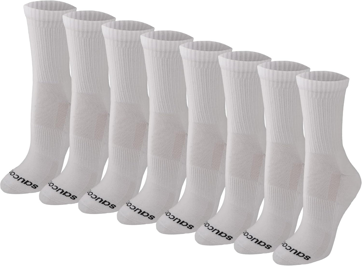 Saucony Women's RunDry Performance Heel Tab Athletic Socks, Available in S-L (8, 16, 24 Pairs)