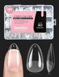 Beetles Soft Gel Nail Tips Short Almond 288pcs in 12 Sizes Etch-X