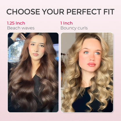 TYMO Automatic Rotating Curling Iron, TYMO CURLPRO Beach Waves Hair Curler