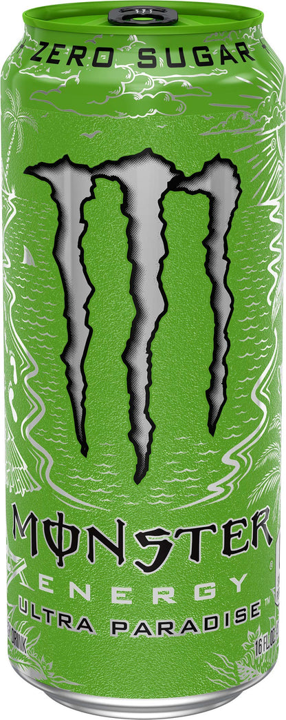 Monster Energy Zero Ultra, Sugar Free Energy Drink, 16 Ounce