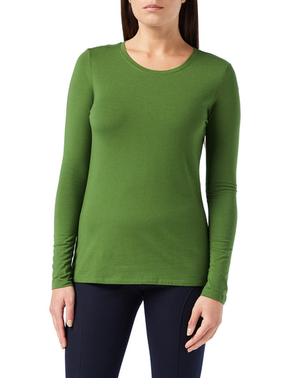 Amazon Essentials Women's Regular-Fit Long-Sleeve Crewneck T-Shirt