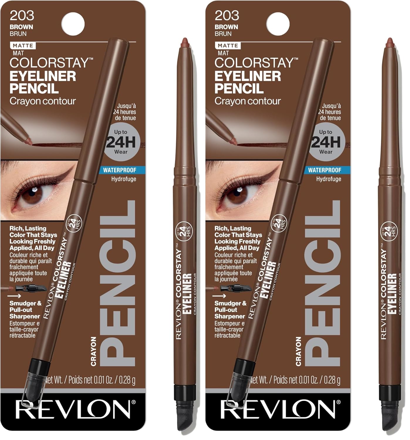 Revlon Colorstay Eye Liner 203 Brown 0,28g