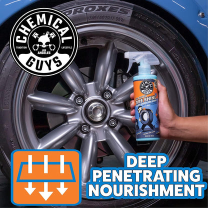 Chemical Guys, Tire Kicker Extra Glossy Tire Shine Spray, Dry Touch, 16 oz