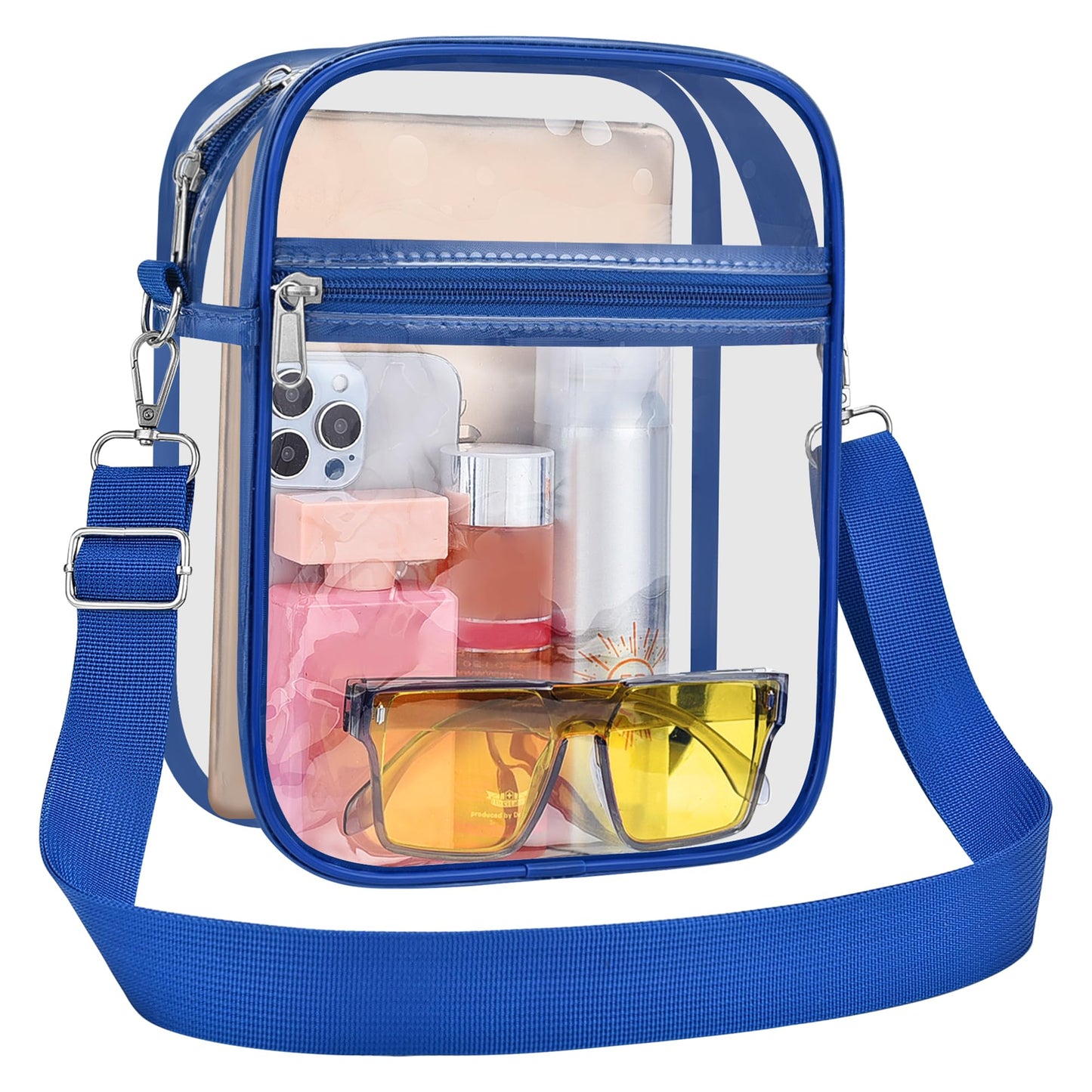 USPECLARE Clear Purse for Stadium Events Transparent Messenger Bag