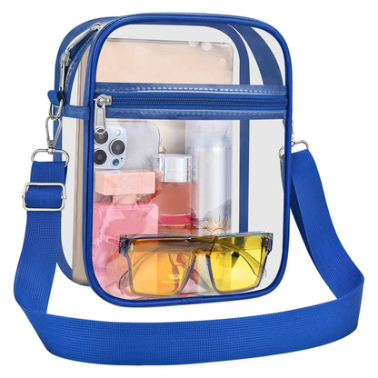 USPECLARE Clear Purse for Stadium Events Transparent Messenger Bag