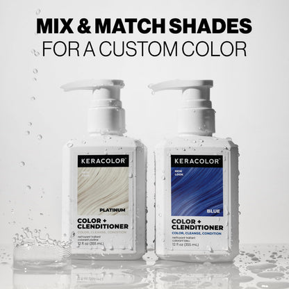 Keracolor Color + Clenditioner, Semi-Permanent Hair Color, 23 Shades