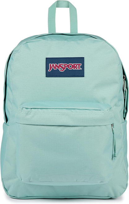 JanSport SuperBreak One Backpack - Durable, Lightweight Bookbag with 1 Main Compartment, Front Utility Pocket with Built-in Organizer - Premium Backpack, Bad Bows