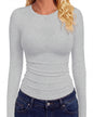 GAYHAY Long Sleeve Shirts for Women Tops Fitted Clothes Fall Fashion 2026