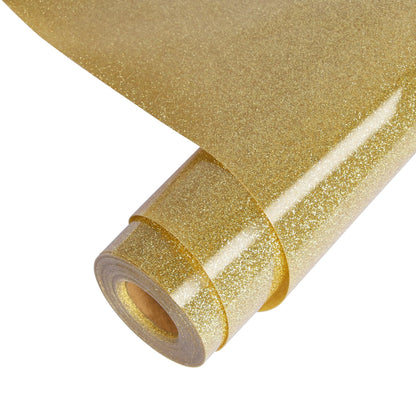 TORC Blush Glitter HTV Heat Transfer Vinyl Roll 12 inch x 5 ft Iron on Vinyl for T Shirts Crafts