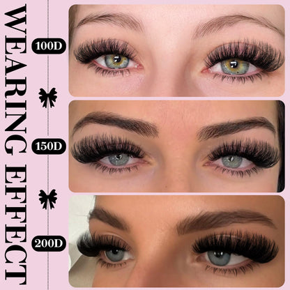 Goddvenus Pre-made Spikes Lash Clusters Wispy Manga Eyelash Clusters