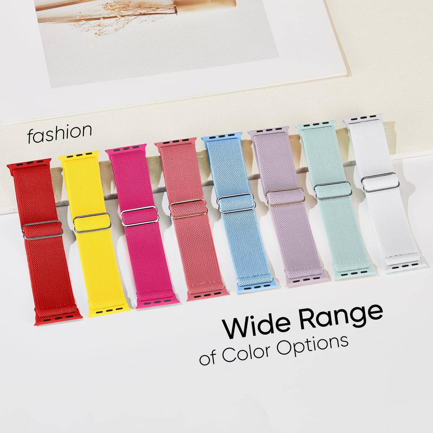 10 Pack Stretchy Bands Compatible with Apple Watch Band Women Men