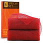 UJFQBH African Net Sponge Authenti, Exfoliating Body Scrubber for Back and Hard to Reach Areas, Gentle Daily Exfoliation for Deep Cleansing, Quick Drying Shower Essential, Aqua Grey 3 Pack