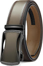 CHAOREN Men's Leather Ratchet Belt - Customizable Fit (35mm)