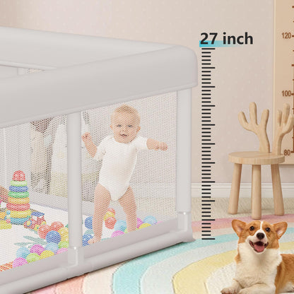 Hiaksedt Baby Playpen 50x50 Inch, Play Pens for Babies and Toddlers