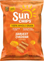 SunChips 100% Whole Grain Chips, Variety Pack, 1 oz Bags, Pack of 40, No Artificial Flavors, Colors
