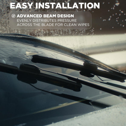Rain-X 810348 Repellency Water Repellent Wiper Blades, 26" & 16" Windshield Wipers, All Weather Streak-Free for Enhanced Visibility w/Water Repellency Formula [Amazon Exclusive]