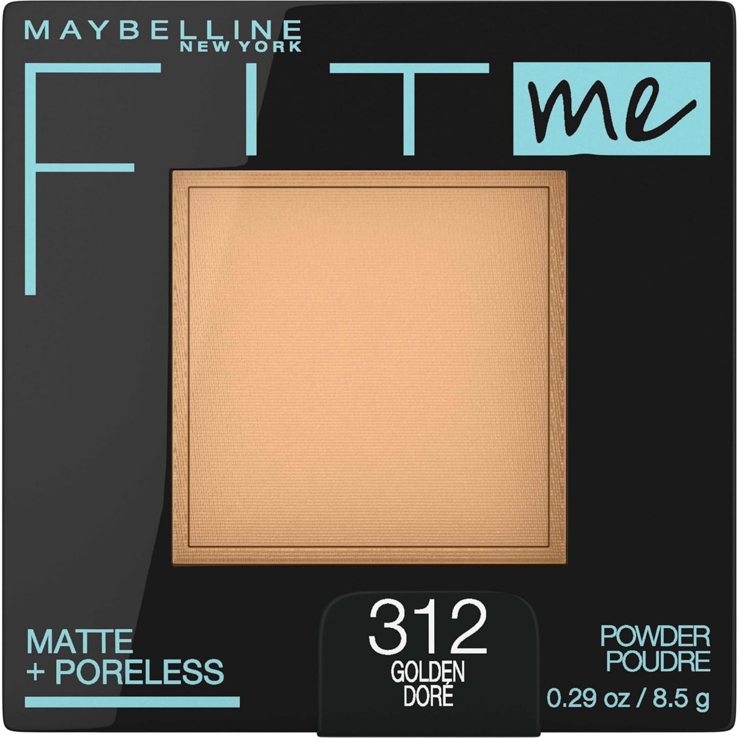 Maybelline Fit Me Matte + Poreless Pressed Face Powder Makeup & Setting Powder, Buff Beige, 1 Count
