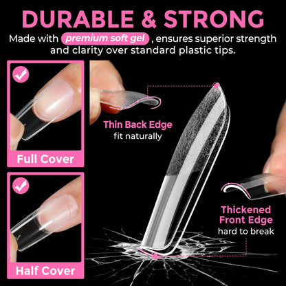 UNA GELLA 15g Nail Glue for Press On Nails with 20ml Nail Glue Remover Kit