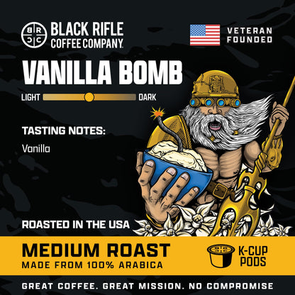 Black Rifle Coffee Medium Roast K Cup Coffee Just Black 32 Count