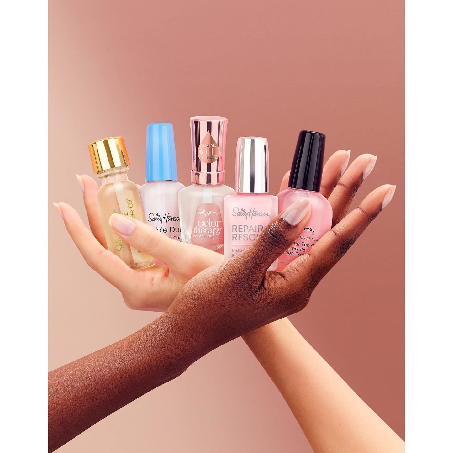 Sally Hansen Advanced Hard as Nails™, Clear Nail Strengthener, Includes Retinol and Nylon, Nourishing