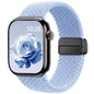 Braided Stretchy Magnetic Band Compatible with Apple Watch Bands Women Men