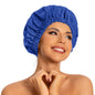 Edoneery Shower Caps for Women Reusable Waterproof, Shower Hair Cap