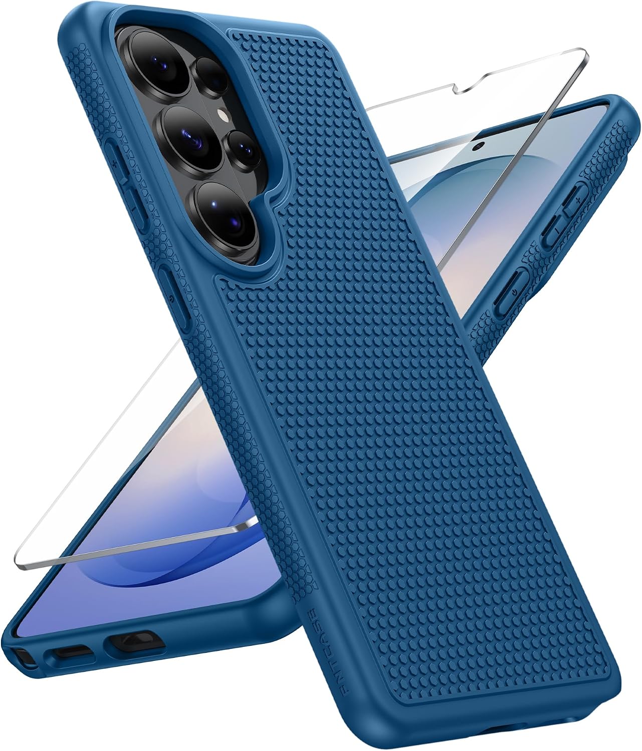 FNTCASE for Google Pixel 10 / Pixel 10 Pro Case: Soft TPU Non Slip Blue