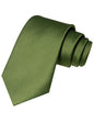 JEMYGINS Solid Color Tie Mens Necktie for Business and Wedding