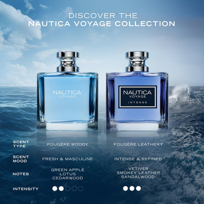 Nautica Voyage Eau de Toilette, Men's Fragrance, 3.3 fl oz