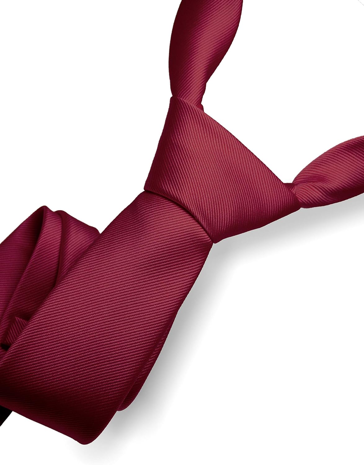 RBOCOTT Solid Color Tie Formal Necktie for Men