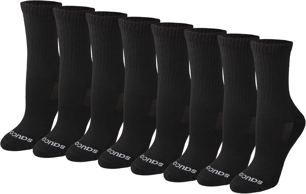 Saucony Women's RunDry Performance Heel Tab Athletic Socks, Available in S-L (8, 16, 24 Pairs)