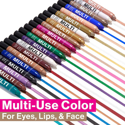 wet n wild Color Icon Cream Eyeliner Eyeshadow Multi-Stick, Moisturizing, Nourishing Velvety Cream-to-Powder Buildable & Blendable Formula, Cruelty-Free & Vegan - Brown Sugar