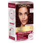 L'Oreal Paris Excellence Crème Permanent Hair Dye, Triple Care Hair Color with Hyaluronic Acid for 100% Gray Coverage, 4 Dark Brown, 1 Kit (Packaging May Vary)